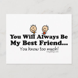 Postal Mi mejor amigo