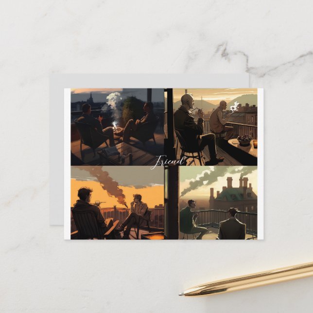 Postal Mi mejor amigo (Anverso/Reverso In Situ)