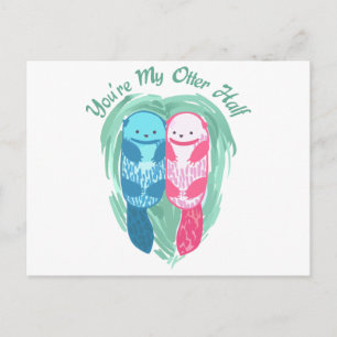 Postal Mi mitad Otter