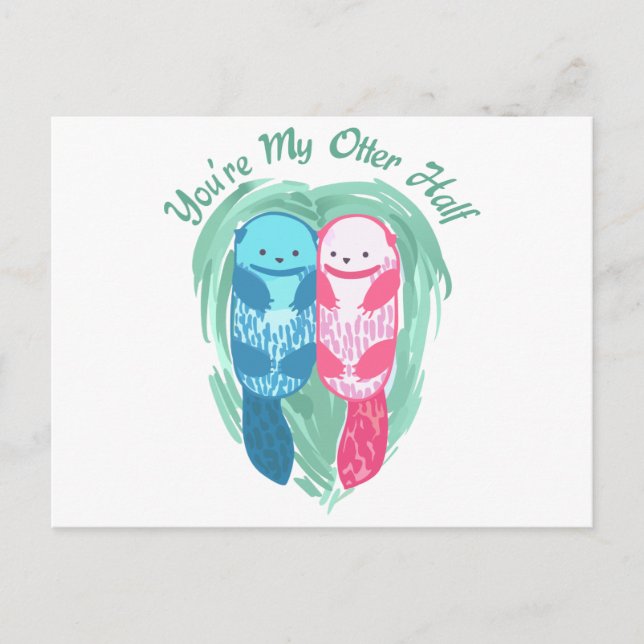 Postal Mi mitad Otter (Anverso)