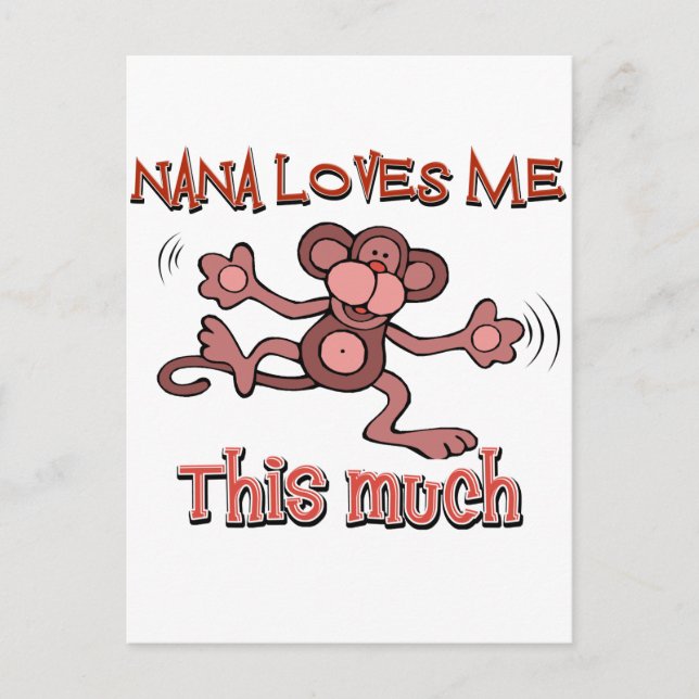 Postal Mi nana me quiere tanto (Anverso)