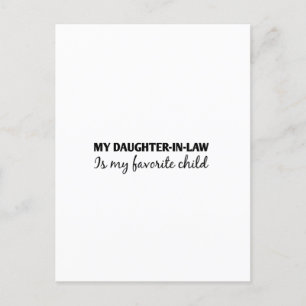 Postal mi nuera es mi hija favorita