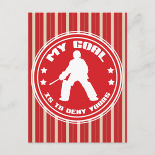 Postal Mi Objetivo Es Negarte El Hockey Sobre Campo