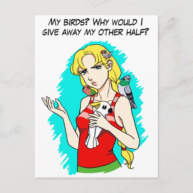 Postal Mi otra mitad (Anverso)