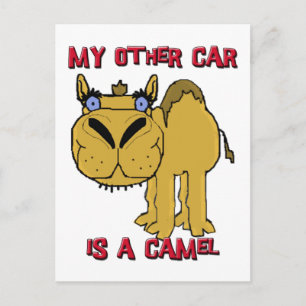 Postal Mi otro auto es un Personalizado de Camel Schnozzl