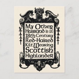 Postal Mi otro marido - Highlander