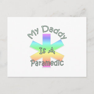 Postal Mi Papi Es Paramédico