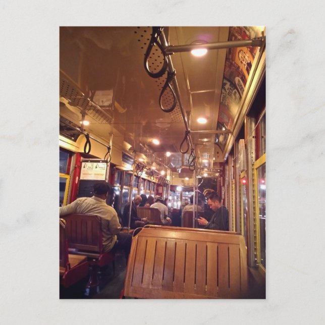 Postal Mi paseo en tranvía, Nueva Orleans (Anverso)