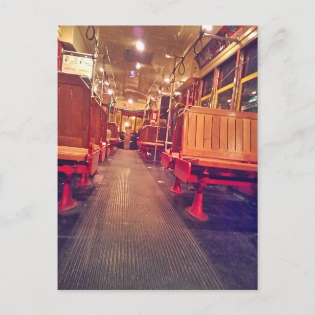 Postal Mi paseo en tranvía, Nueva Orleans (Anverso)