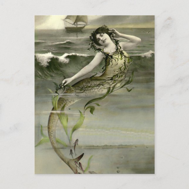 Postal Mi pequeña sirena (Anverso)