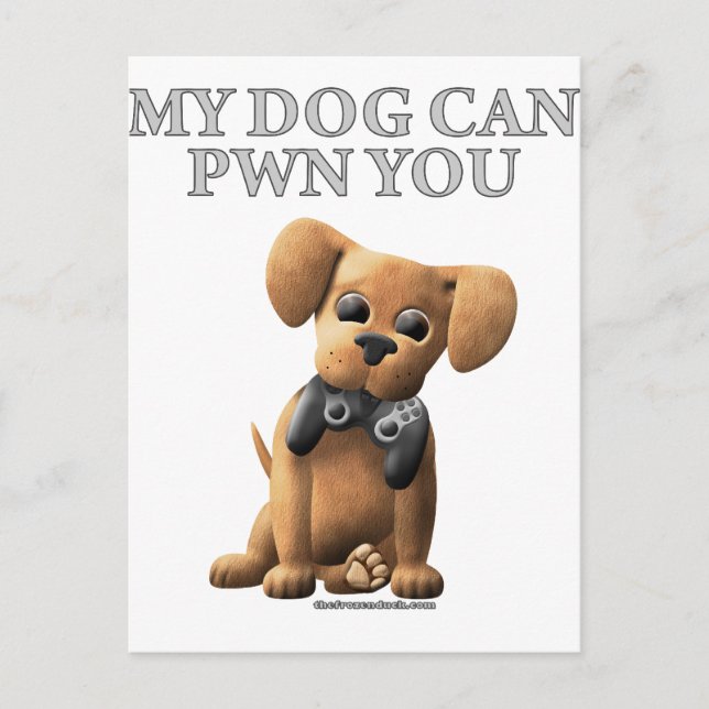 Postal Mi Perro Te Puede Perder (Anverso)