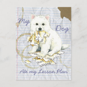 Postal Mi plan de clases de Eskie Ate My
