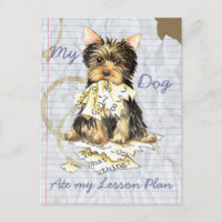 Mi plan de clases yorkie Ate my