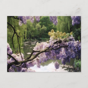 Postal Mi primavera en Giverny
