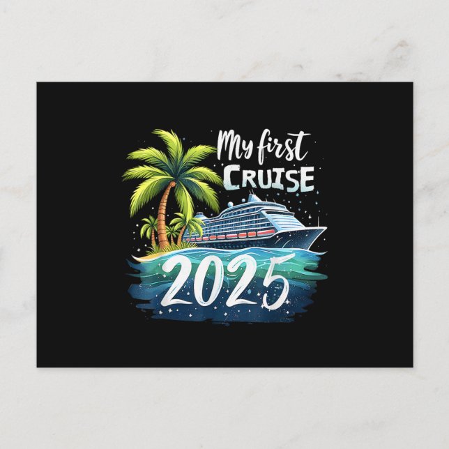 Postal Mi primer crucero 2025 (Anverso)
