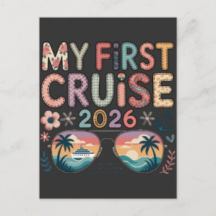 Postal Mi Primer Crucero 2026, Regalo de Vacaciones de Pr