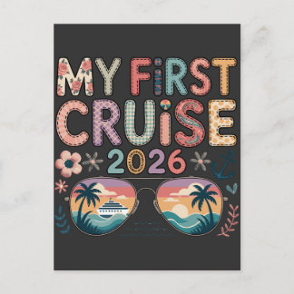Postal Mi Primer Crucero 2026, Regalo de Vacaciones de Pr