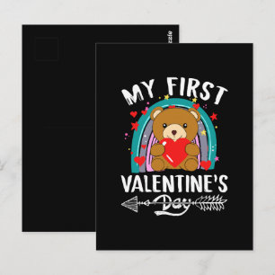 Postal mi primer día de San Valentín