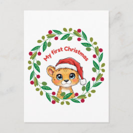 Postal Mi primer ornamento navideño