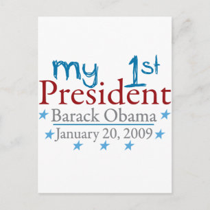 Postal Mi primer presidente (Barack Obama)