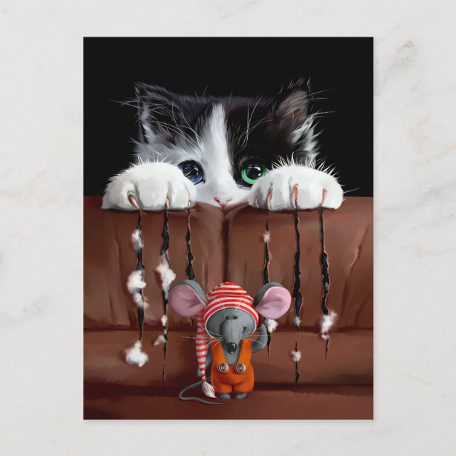 Postal Mi querido ratón (Anverso)