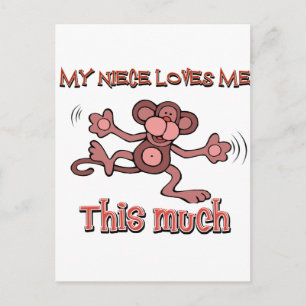 Postal Mi sobrina me quiere tanto