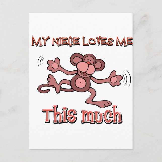 Postal Mi sobrina me quiere tanto (Anverso)