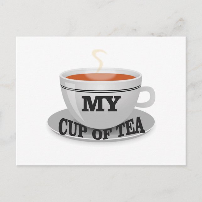 Postal mi taza de té sí (Anverso)