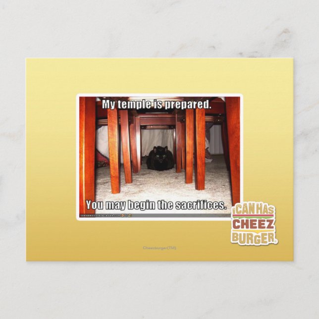 Postal Mi templo está preparado. (Anverso)