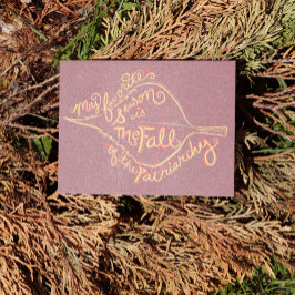 Postal Mi temporada favorita es la caída del patriarcado