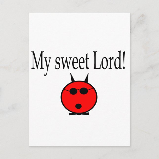 Postal Mi traje de Dios dulce (Anverso)