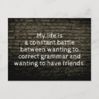 Mi vida es un chiste de batalla constante negro