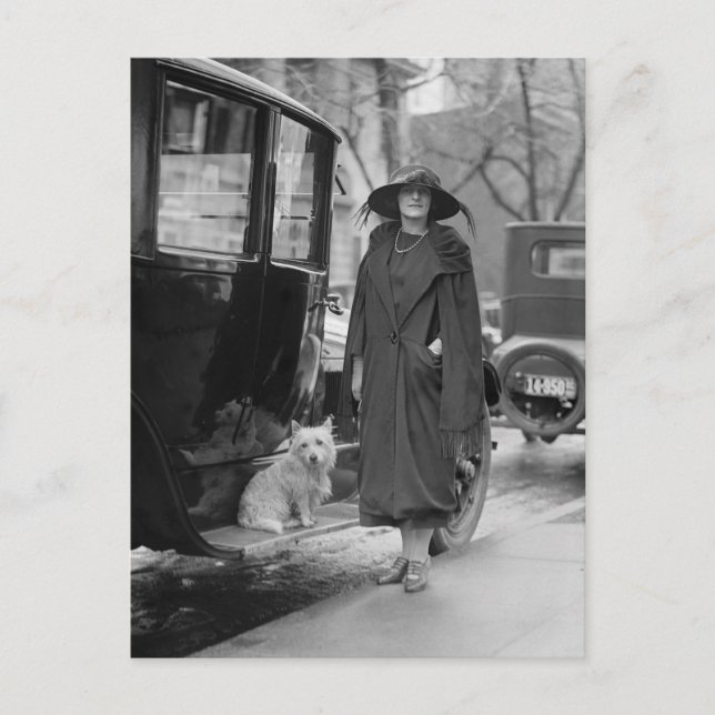 Postal Mi Westie y yo, los años 20 (Anverso)