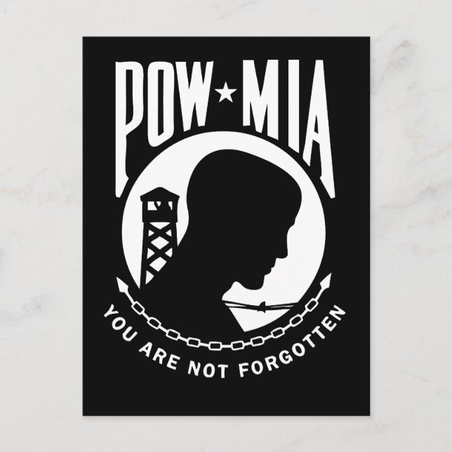 Postal MIA POW (Anverso)