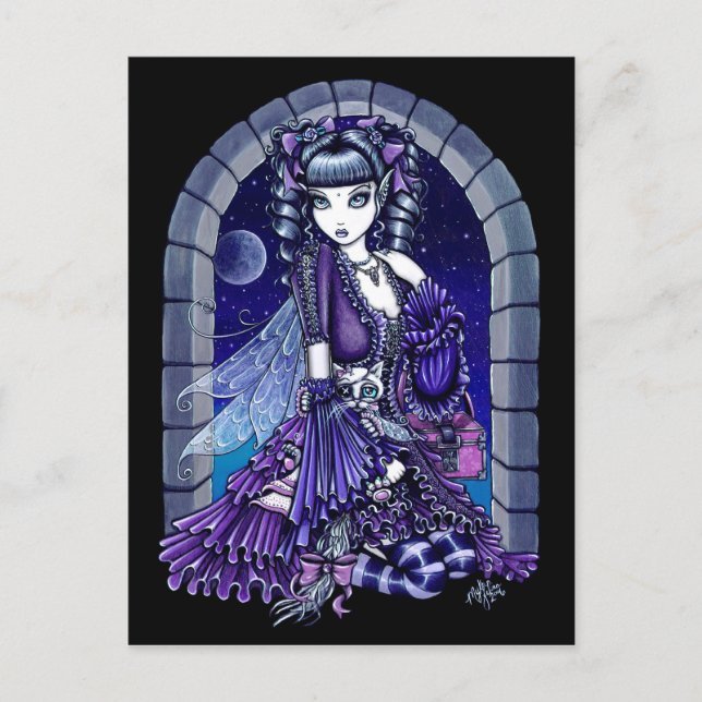 Postal "Mia" Twilight Moon Fairy & Kitty (Anverso)