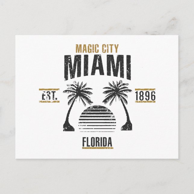 Postal Miami (Anverso)
