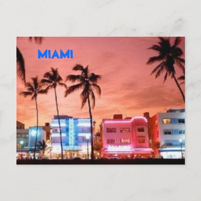 POSTAL MIAMI (Anverso)