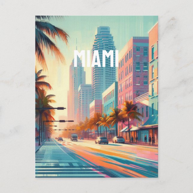 Postal miami (Anverso)