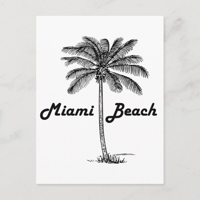 Postal Miami Beach (Anverso)