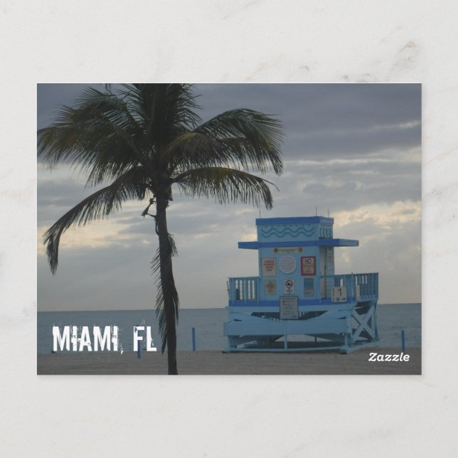 Postal Miami Beach (Reverso)
