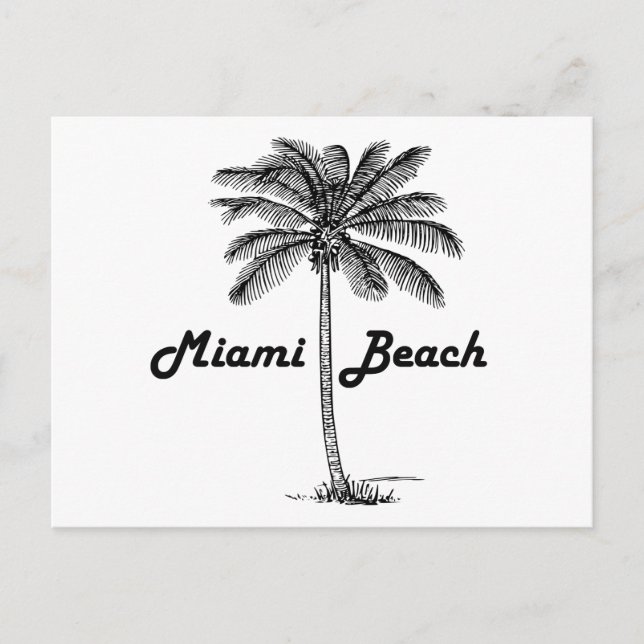 Postal Miami Beach (Anverso)