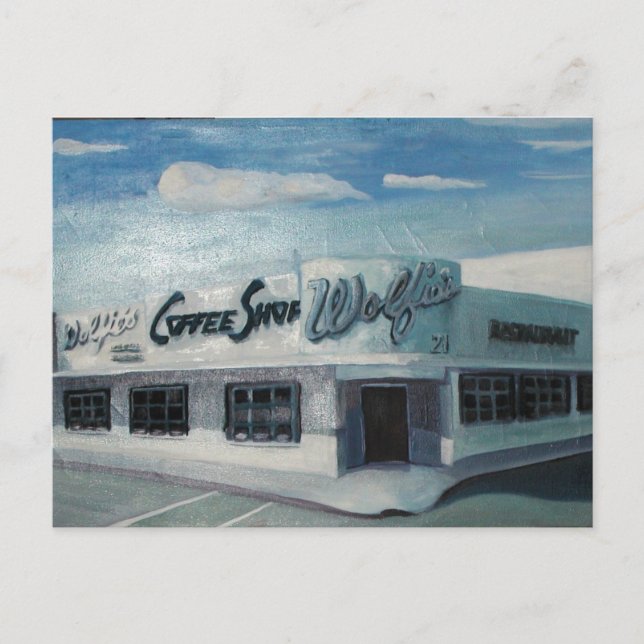Postal Miami Beach de Wolfie (Anverso)