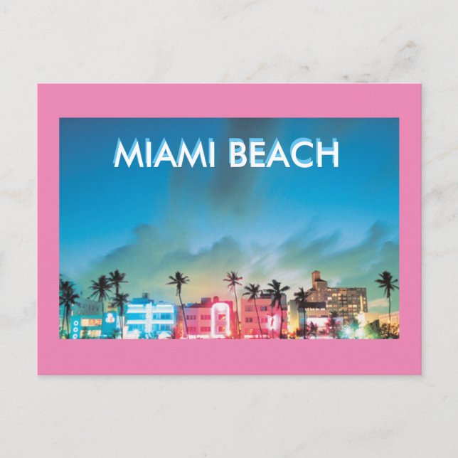 POSTAL MIAMI BEACH FLORIDA (Anverso)