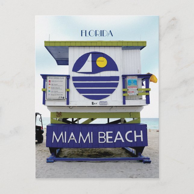Postal Miami Beach Florida #02 (Anverso)