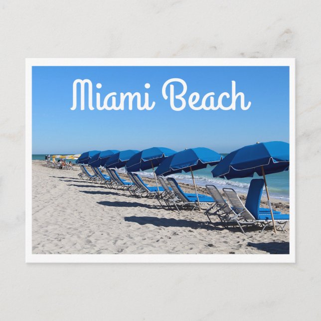 Postal Miami Beach Florida - Estados Unidos (Anverso)