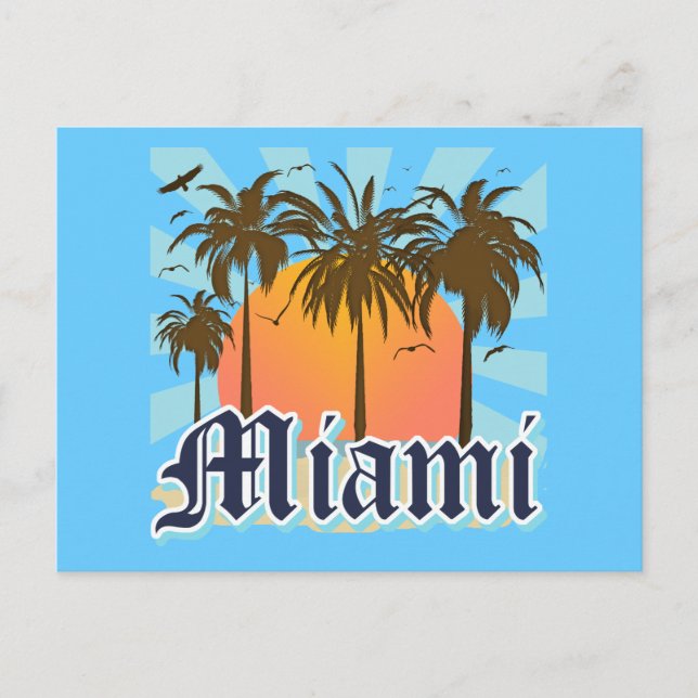 Postal Miami Beach Florida FLA (Anverso)