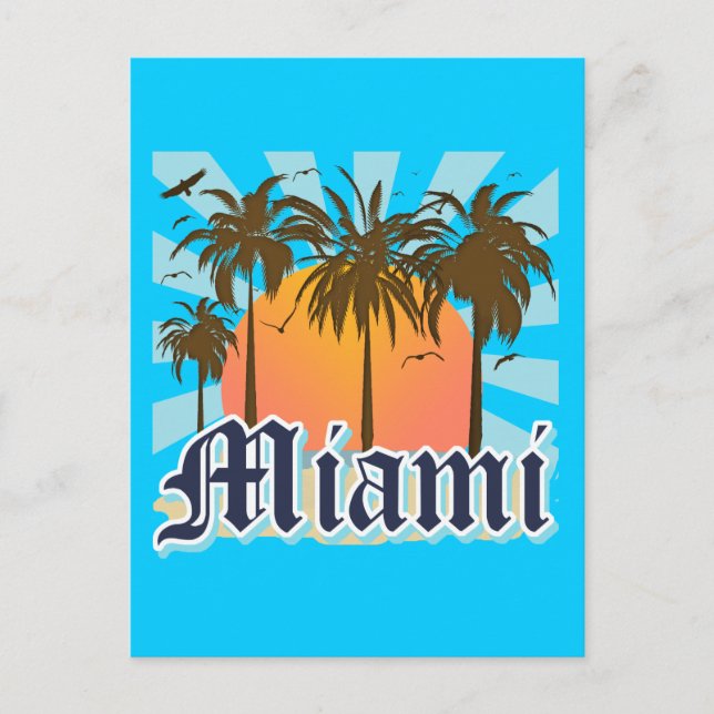 Postal Miami Beach Florida FLA (Anverso)