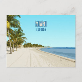 Postal Miami Beach Florida Vintage
