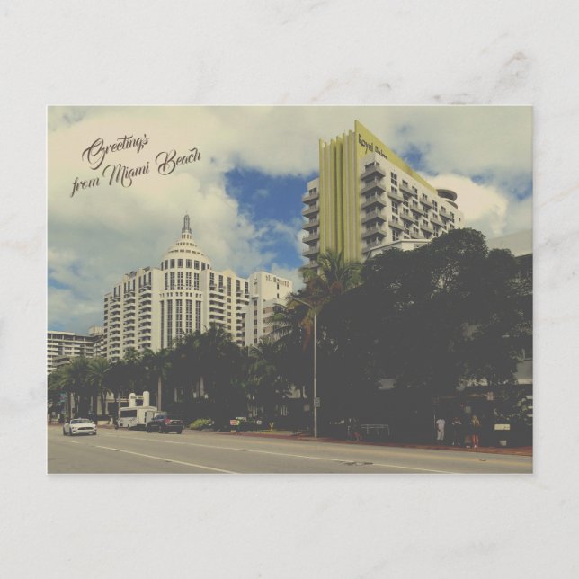 Postal Miami Beach Hotel Royal Palm (Anverso)