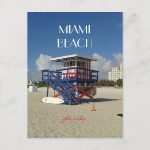 Postal Miami Beach Salvaguarda la Patrulla Oceánica #02